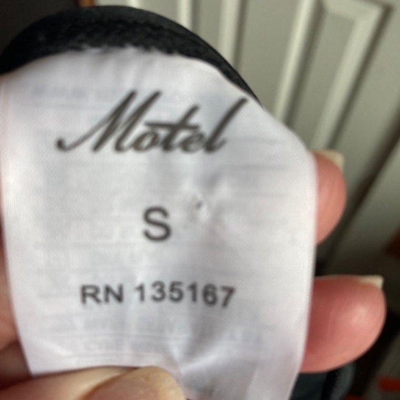 BNWT MOTEL BLACK ONE PIECE BATHING SUIT SIZE SMALL - Picture 4 of 4